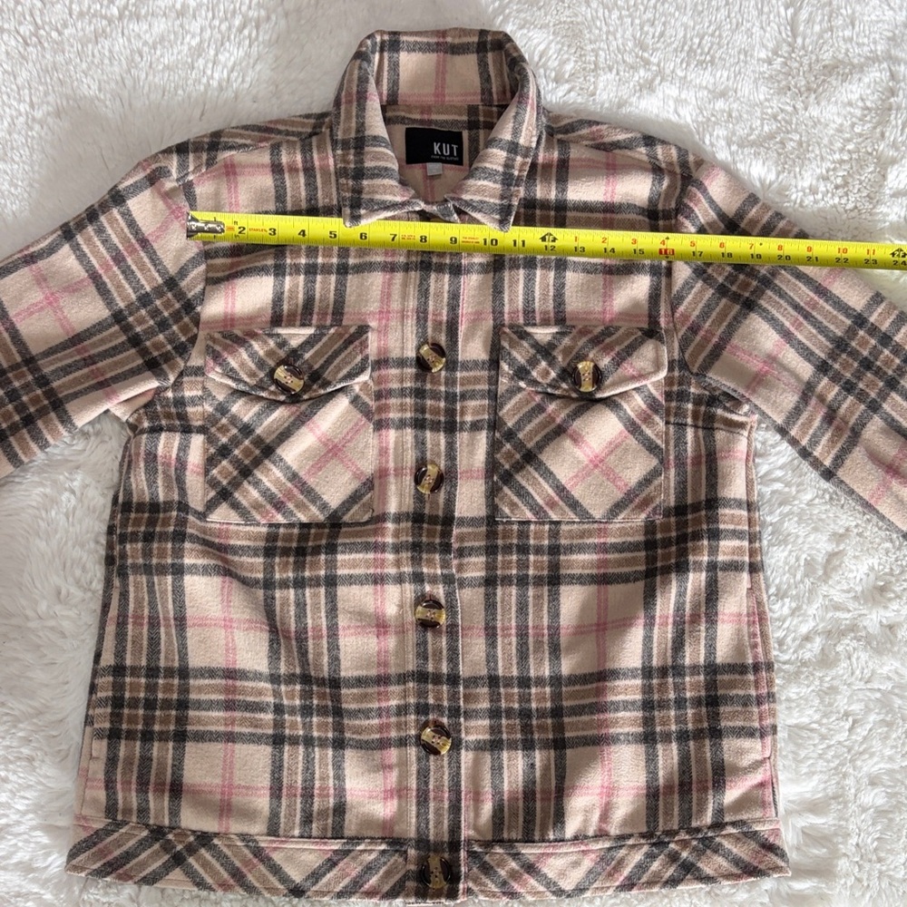 KUT From theKloth ,size XL,Plaid Button-Up Jacket - Picture 11 of 17